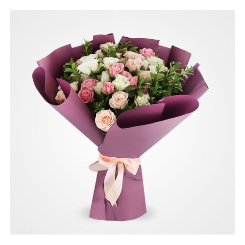 Ashna Miniature Roses Bouquet